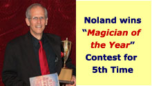 Noland Montgomery wins Magician of the Year for the 5th time